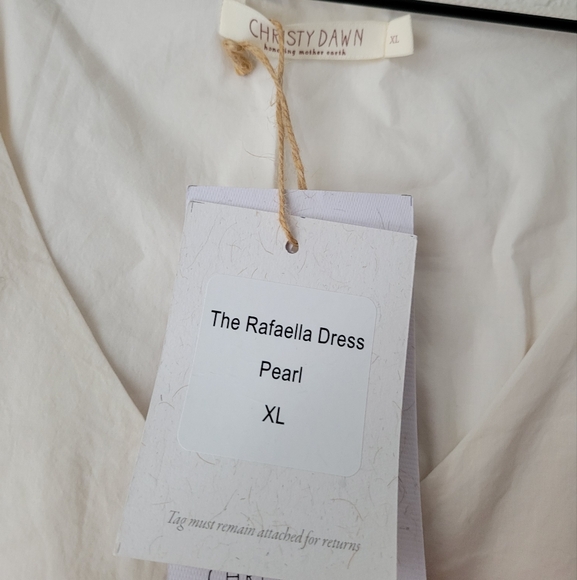 NWT Christy Dawn the Rafaella dress in pearl, xlarge - Picture 12 of 14